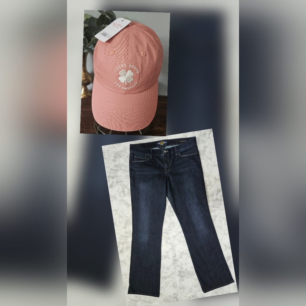 LUCKY BRAND Lola BootCut Low-rise Slightly Curvy Fit Jeans ❗️With NWT FREE Hat❗️